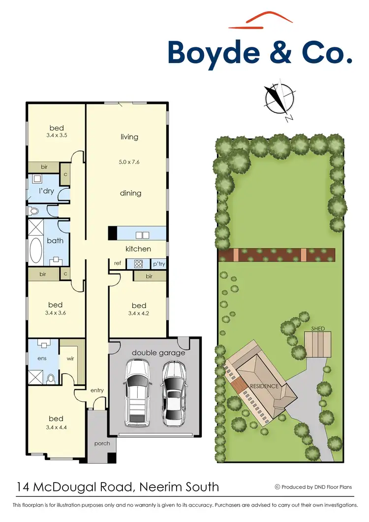 Floorplan of Homely house listing, 14 McDougal Road, Neerim South VIC 3831