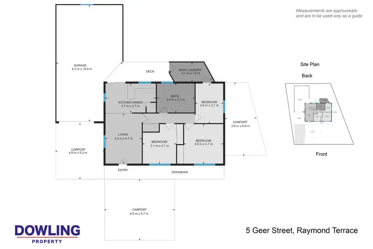 Floorplan of Homely house listing, 5 Geer Street, Raymond Terrace NSW 2324