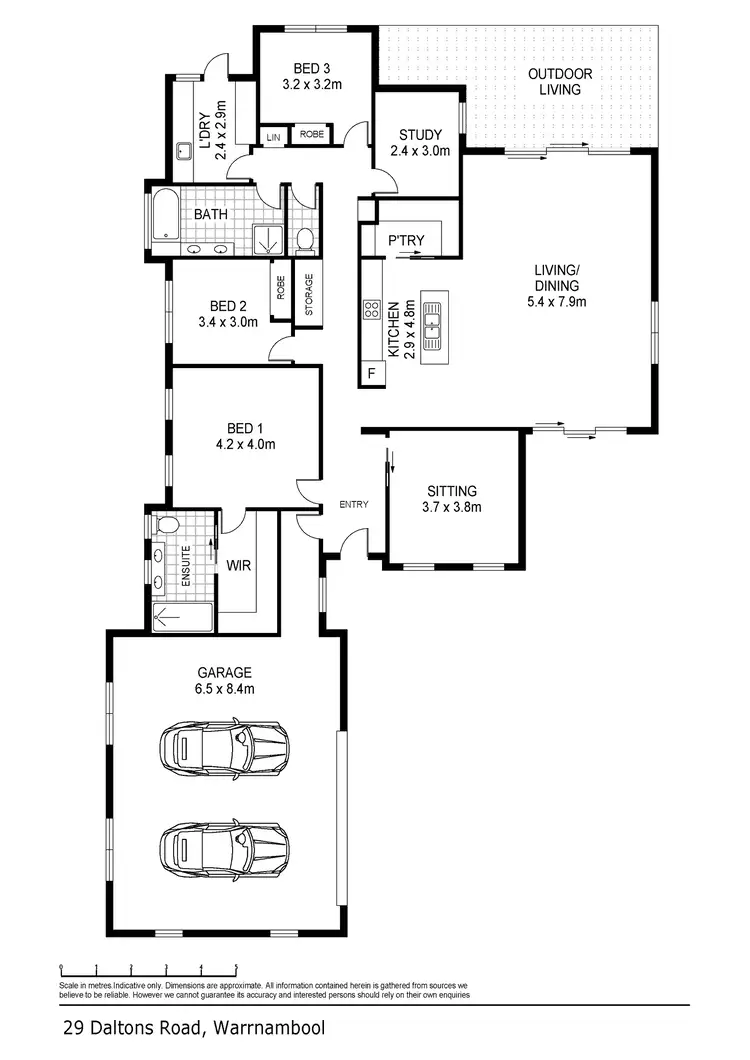 Floorplan of Homely house listing, 29 Daltons Road, Warrnambool VIC 3280