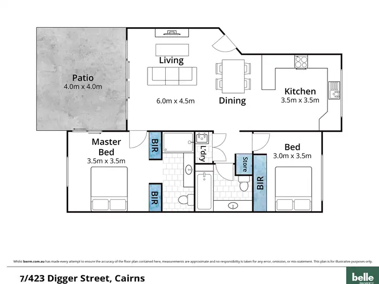 Floorplan of Homely unit listing, 7/423-427 Draper Street, Parramatta Park QLD 4870