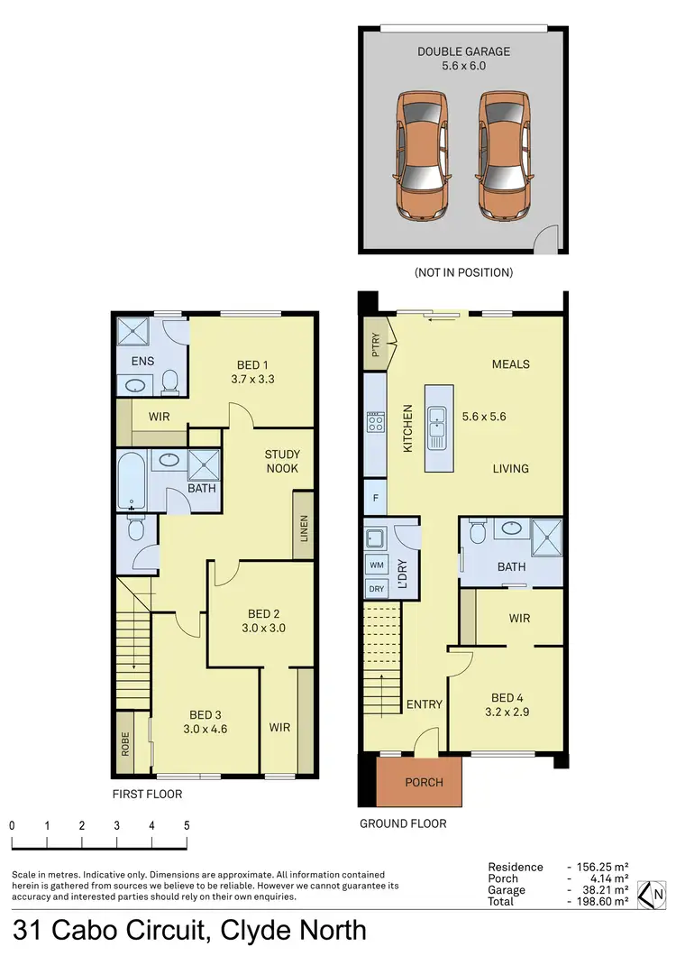Floorplan of Homely townhouse listing, 31 Cabo Circuit, Clyde North VIC 3978
