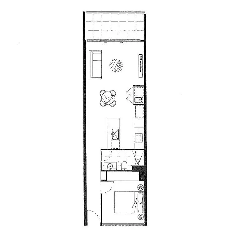 Floorplan of Homely apartment listing, 509/4 Anzac Park, Campbell ACT 2612