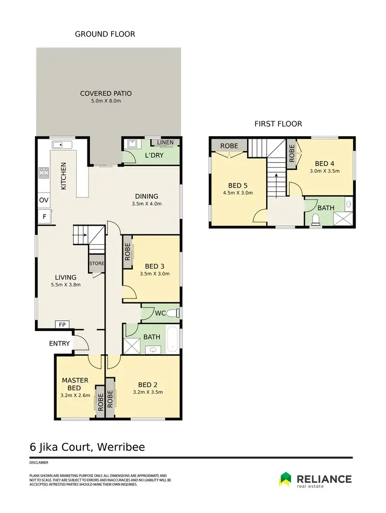Floorplan of Homely house listing, 6 Jika Court, Werribee VIC 3030