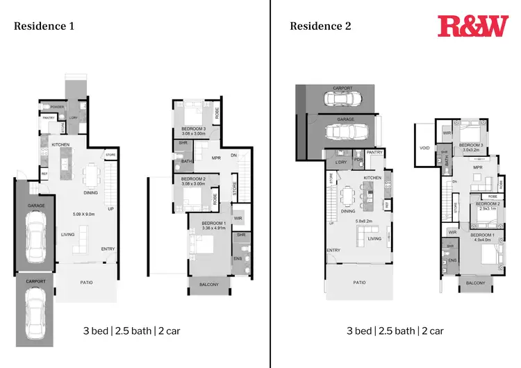 Floorplan of Homely semi-detached listing, 1/4 Jarnahill Drive, Mount Coolum QLD 4573