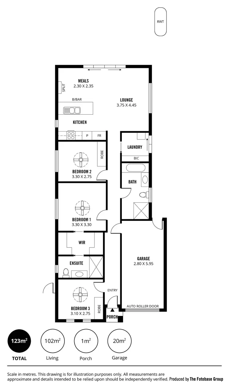 Floorplan of Homely house listing, 4b Bristol Crescent, Highbury SA 5089