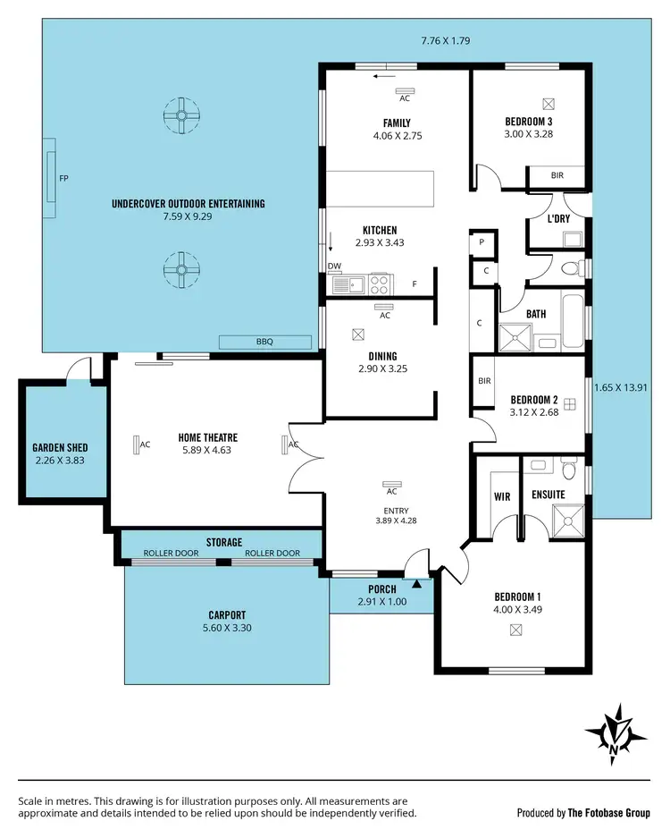 Floorplan of Homely house listing, 6 Zollo Drive, Woodcroft SA 5162