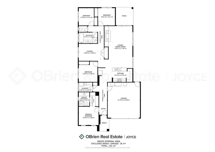 Floorplan of Homely house listing, 17 Jones Street, Oxley VIC 3678