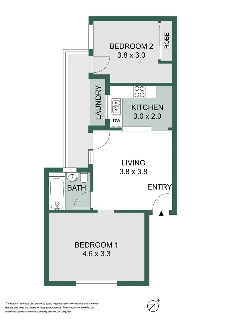 Floorplan of Homely apartment listing, 39B Barcom Avenue, Darlinghurst NSW 2010