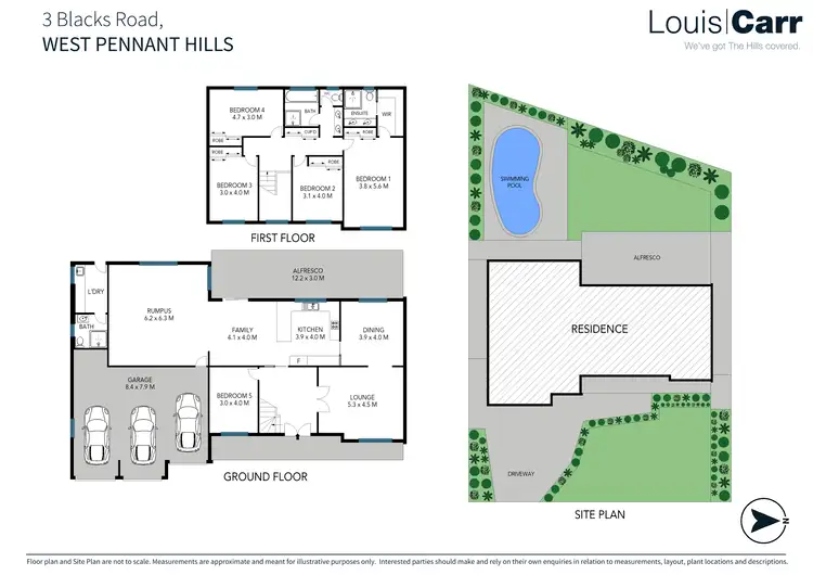 Floorplan of Homely house listing, 3 Blacks Road, West Pennant Hills NSW 2125