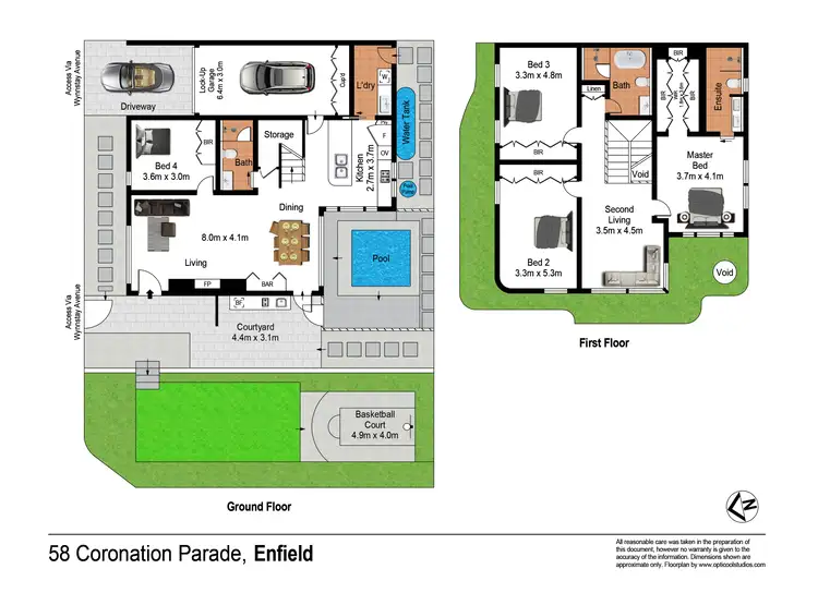 Floorplan of Homely semi-detached listing, 58 Coronation Parade, Enfield NSW 2136
