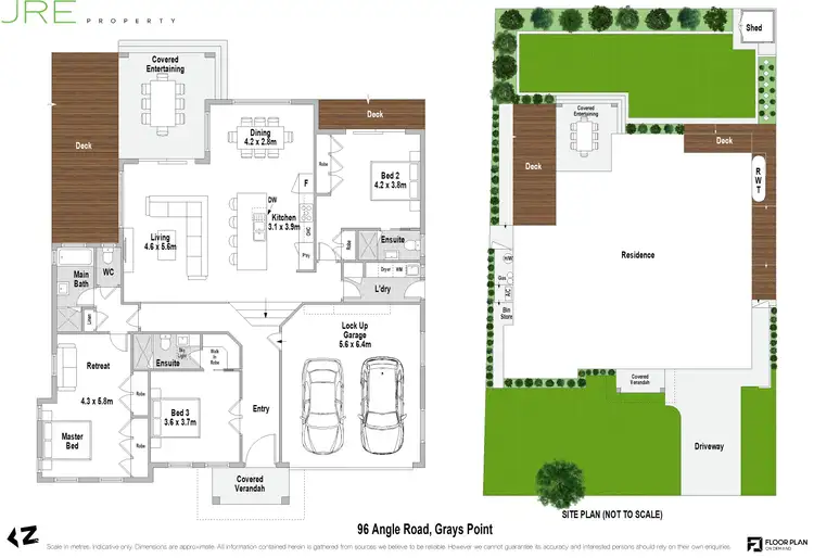 Floorplan of Homely house listing, 96 Angle Road, Grays Point NSW 2232