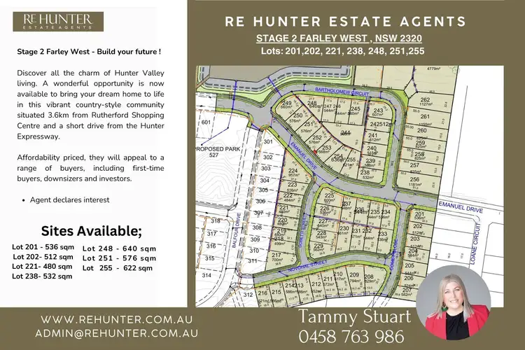Floorplan of Homely land listing, Lot 255 Emanuel Drive, Farley NSW 2320