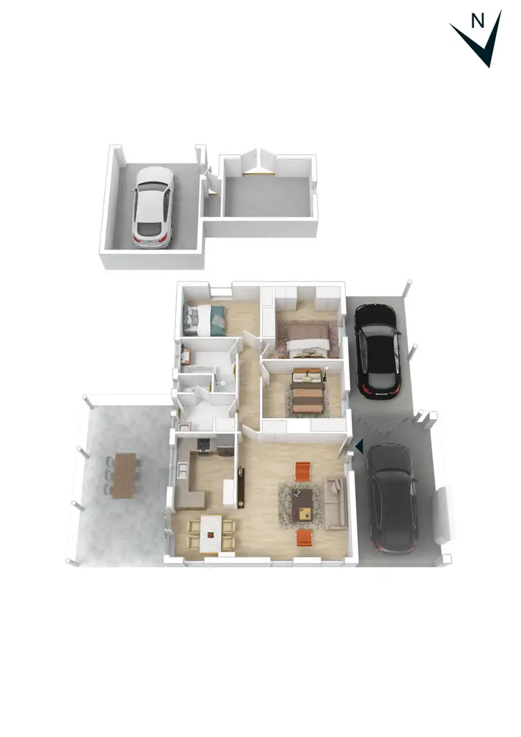 Floorplan of Homely house listing, 25 Harridge Street, Rosebud VIC 3939