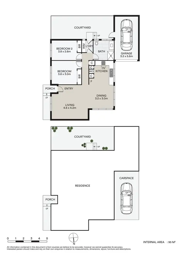 Floorplan of Homely unit listing, 1/49 Milton Avenue, Clayton South VIC 3169