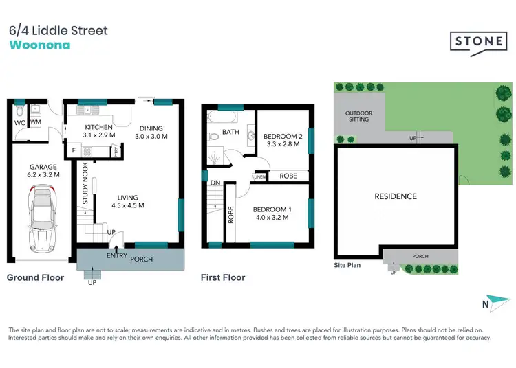Floorplan of Homely townhouse listing, 6/4 Liddle Street, Woonona NSW 2517
