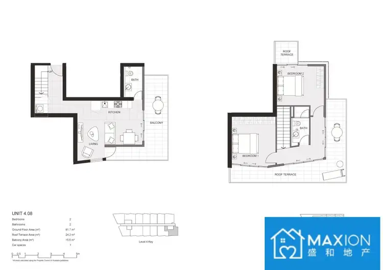 Floorplan of Homely apartment listing, 408/196 St Kilda Road, St Kilda VIC 3182