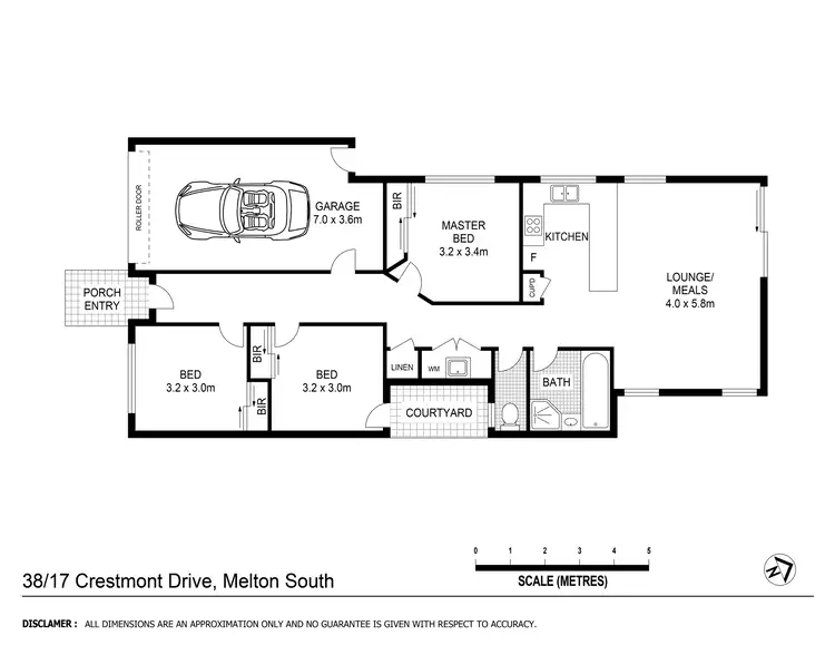 Floorplan of Homely unit listing, 38/17 Crestmont Drive, Melton South VIC 3338