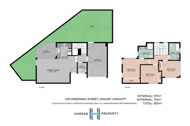 Floorplan of Homely townhouse listing, 4/9 Greening Street, Mount Gravatt QLD 4122
