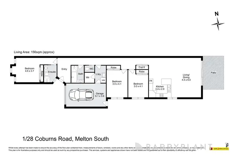 Floorplan of Homely house listing, 1/28 Coburns Road, Melton South VIC 3338