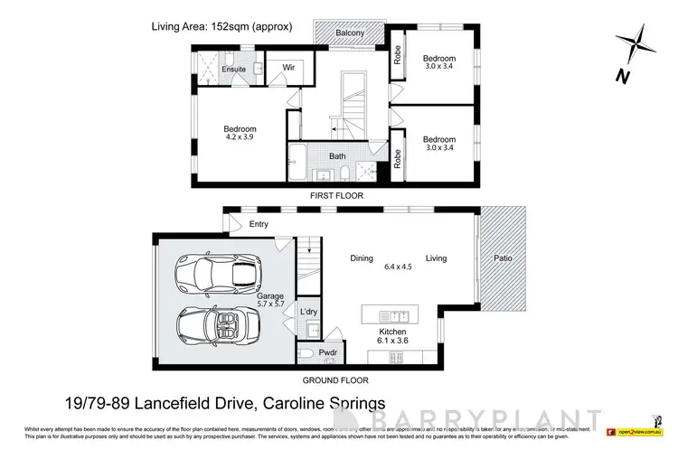 Floorplan of Homely house listing, 19/79 Lancefield Drive, Caroline Springs VIC 3023
