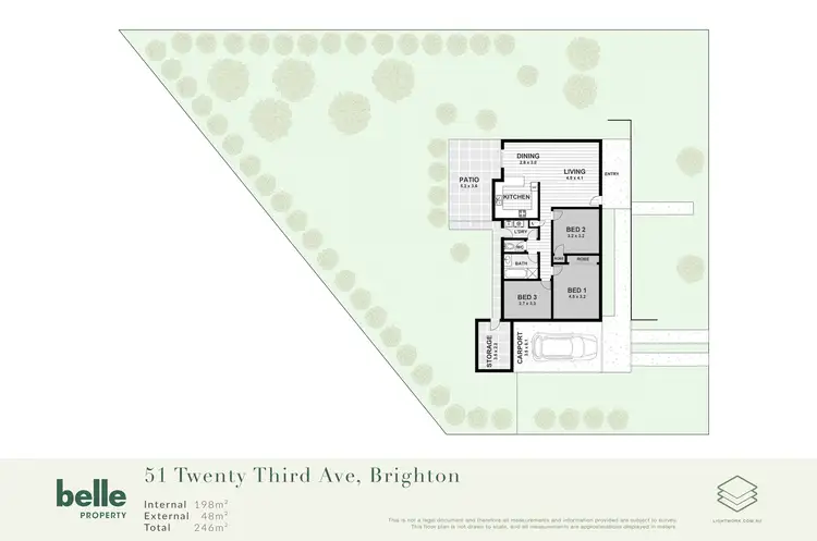 Floorplan of Homely house listing, 51 Twenty Third Avenue, Brighton QLD 4017