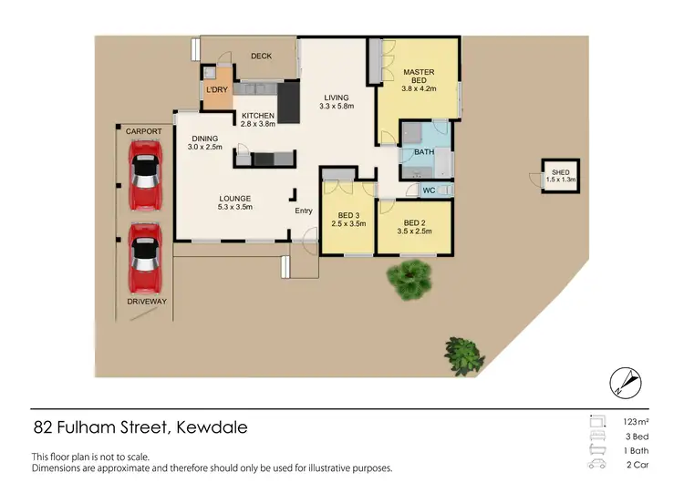 Floorplan of Homely house listing, 82 Fulham Street, Kewdale WA 6105