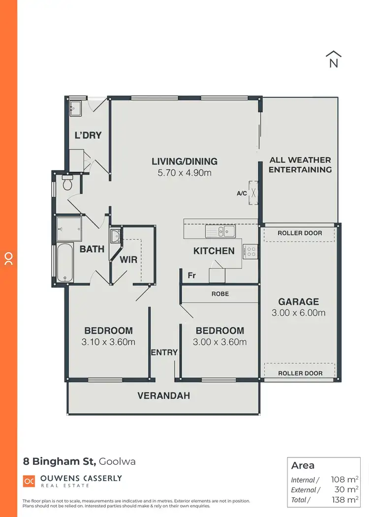 Floorplan of Homely house listing, 8 Bingham Street, Goolwa SA 5214