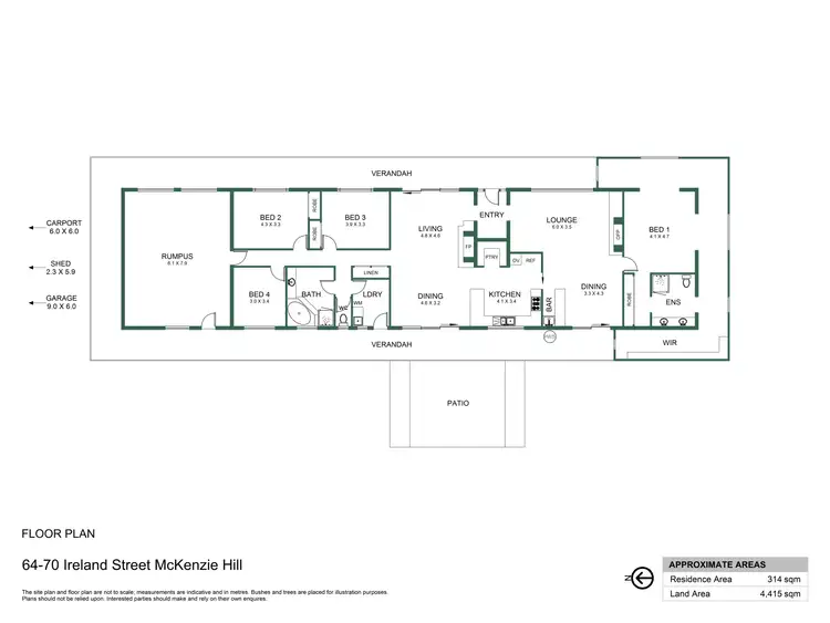 Floorplan of Homely house listing, 64-70 Ireland Street, Mckenzie Hill VIC 3451