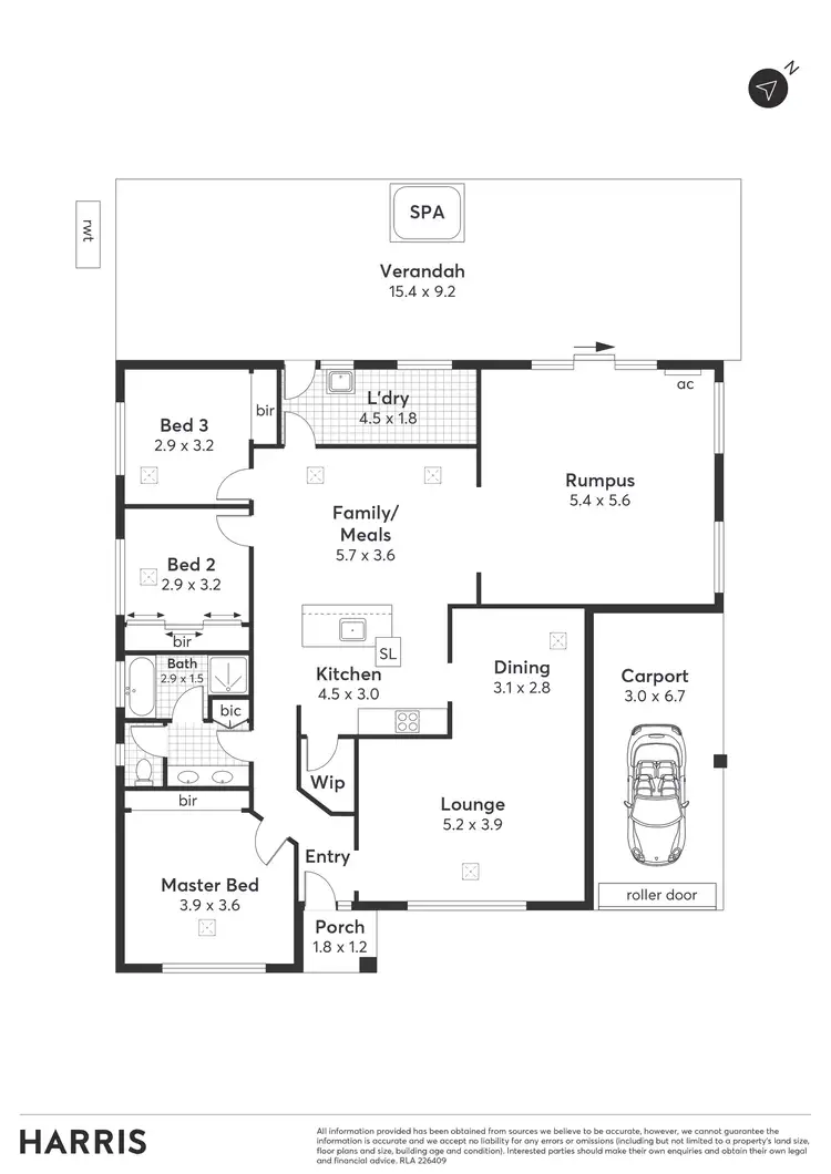 Floorplan of Homely house listing, 103 Bolivar Road, Burton SA 5110