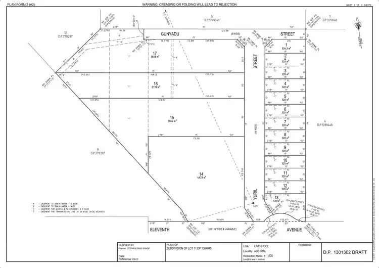 Floorplan of Homely land listing, LOT 19, 14 Pepoi Street, Austral NSW 2179