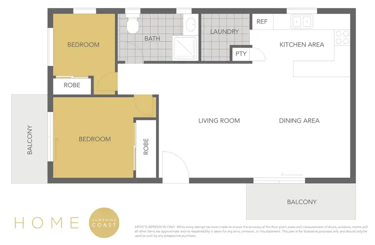 Floorplan of Homely apartment listing, 8/4 Minya Street, Buddina QLD 4575
