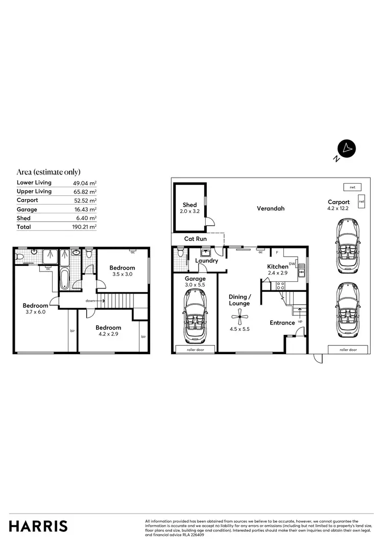 Floorplan of Homely townhouse listing, 1/471 Grange Road, Seaton SA 5023