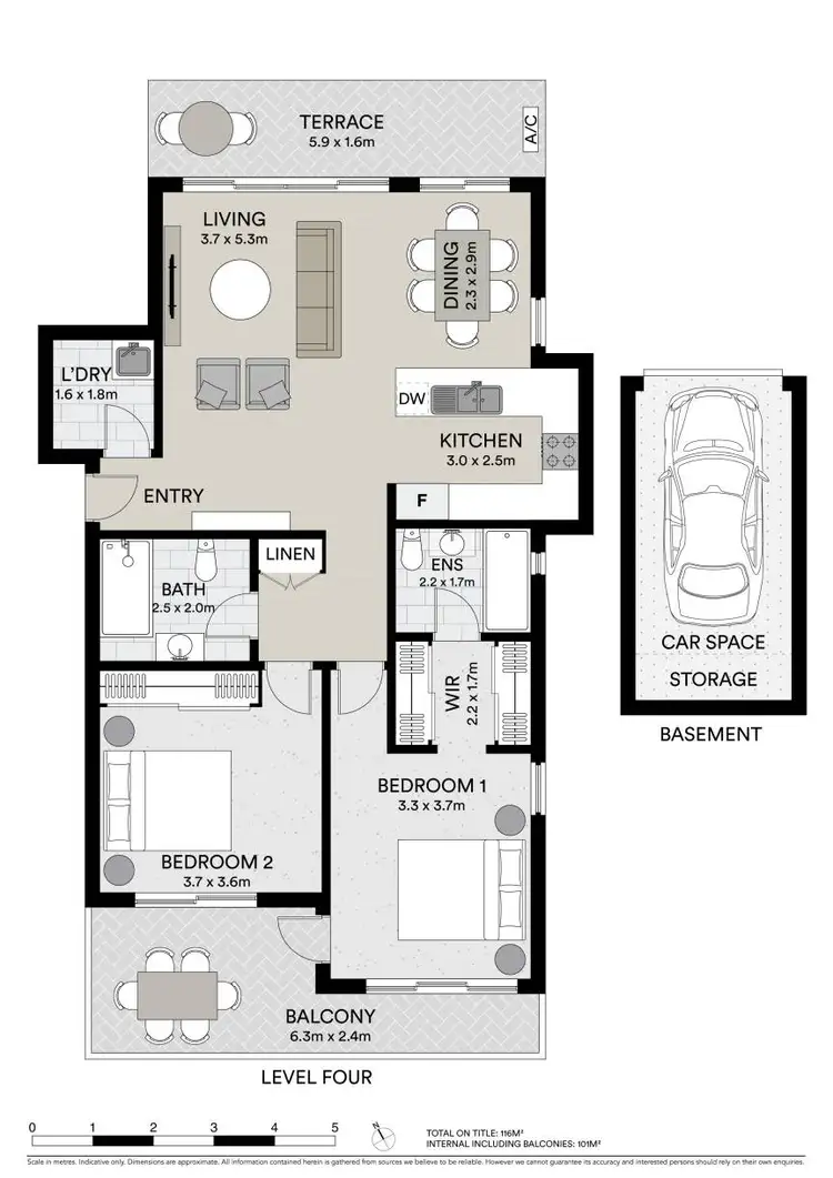 Floorplan of Homely apartment listing, 405/2 The Piazza, Wentworth Point NSW 2127