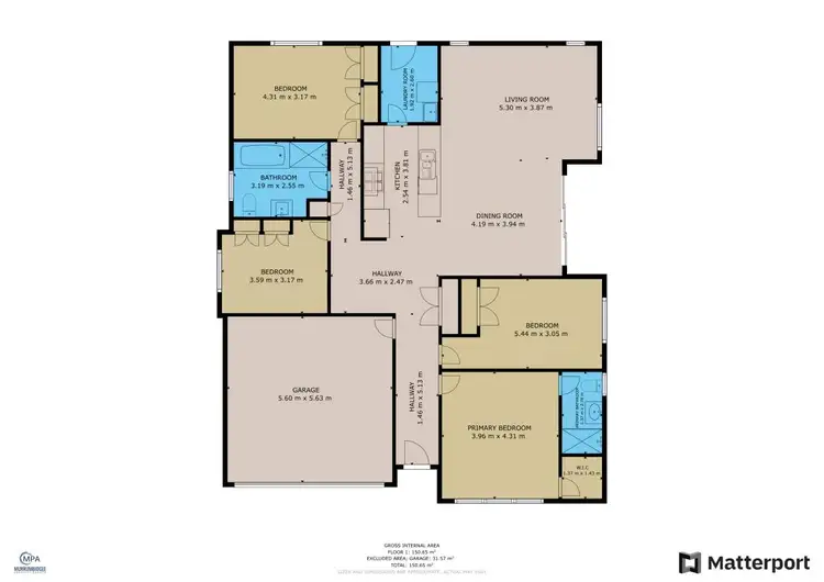 Floorplan of Homely house listing, 8 Lake Paddock Drive, Leeton NSW 2705