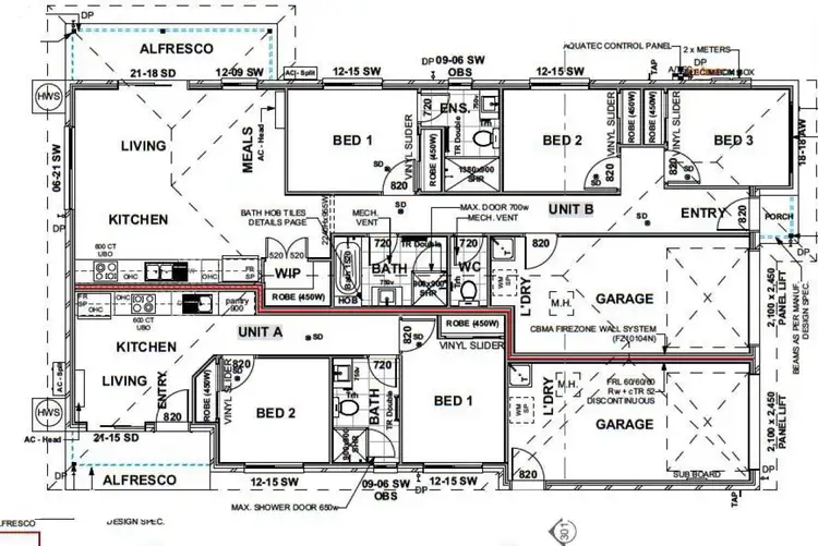 Floorplan of Homely semi-detached listing, 19B Fletcher Street, Donnybrook QLD 4510