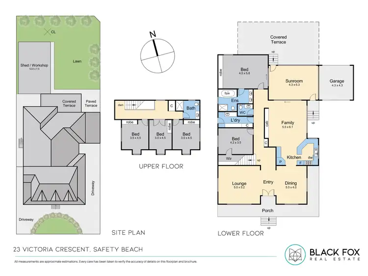 Floorplan of Homely house listing, 23 Victoria Crescent, Safety Beach VIC 3936