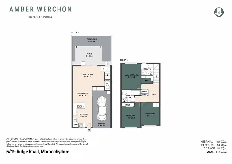Floorplan of Homely townhouse listing, 5/19 Ridge Road, Maroochydore QLD 4558