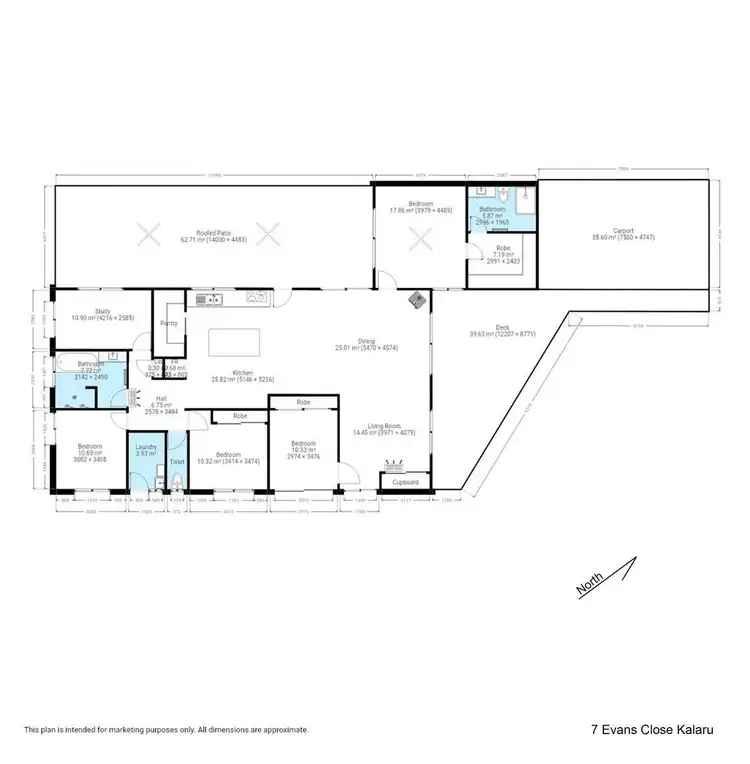 Floorplan of Homely house listing, 7 Evans Close, Kalaru NSW 2550