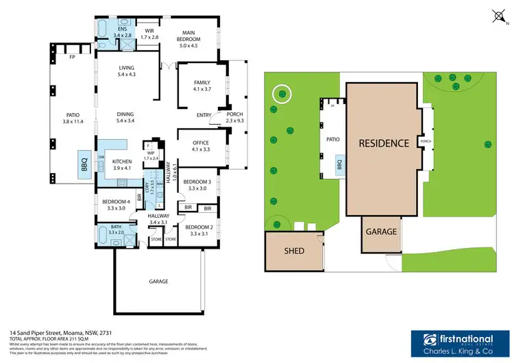 Floorplan of Homely house listing, 14 Sand Piper Street, Moama NSW 2731