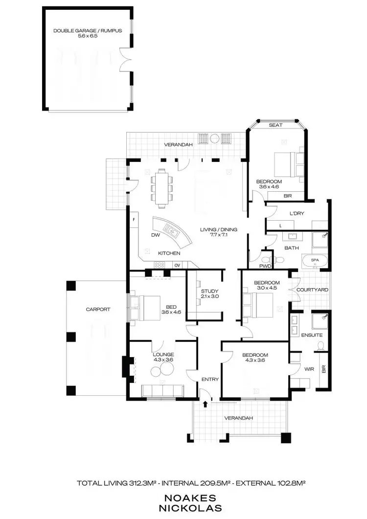 Floorplan of Homely house listing, 33 Cator Street, Glenside SA 5065