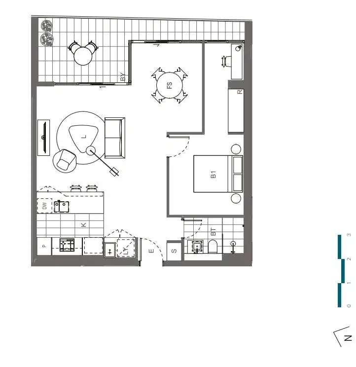 Floorplan of Homely apartment listing, 810/21 Spurway Drive, Norwest NSW 2153
