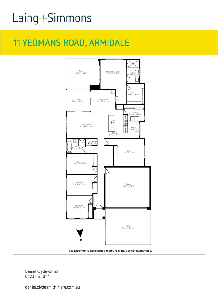 Floorplan of Homely house listing, 11 Yeomans Road, Armidale NSW 2350