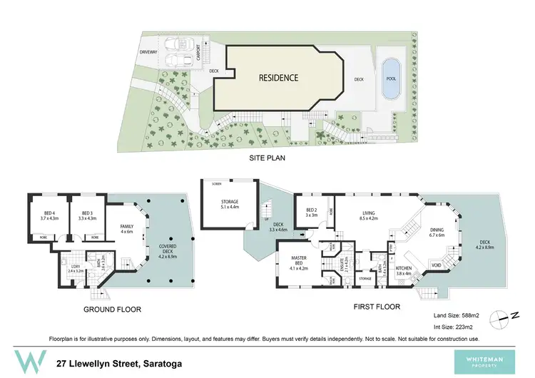 Floorplan of Homely house listing, 27 Llewellyn Street, Saratoga NSW 2251