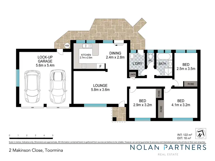 Floorplan of Homely house listing, 2 Makinson Close, Toormina NSW 2452
