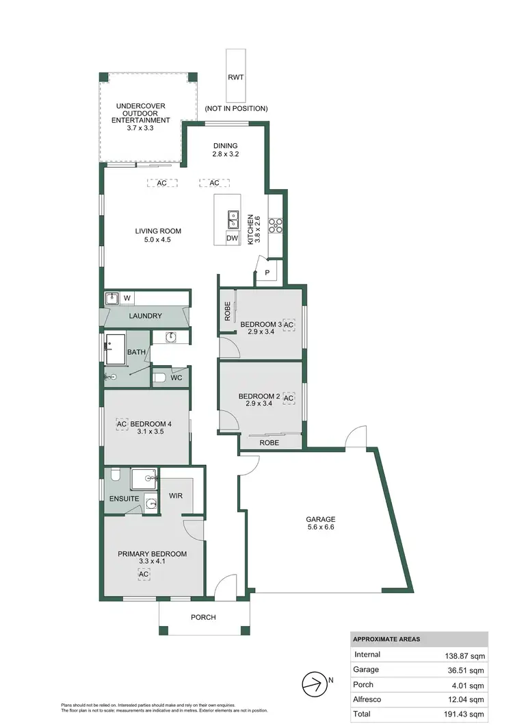 Floorplan of Homely house listing, 12A Kooline Crescent, Gilles Plains SA 5086