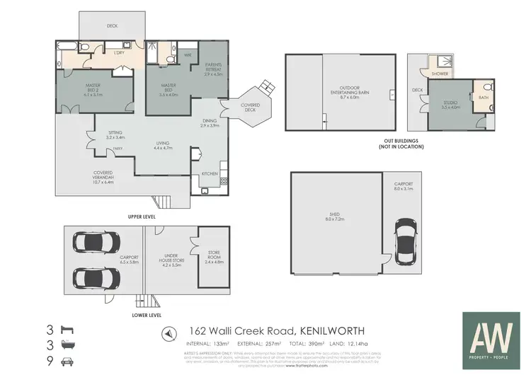 Floorplan of Homely rural property listing, 162 Walli Creek Road, Kenilworth QLD 4574