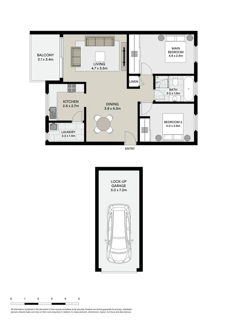 Floorplan of Homely unit listing, 18/384 Rocky Point Road, Sans Souci NSW 2219