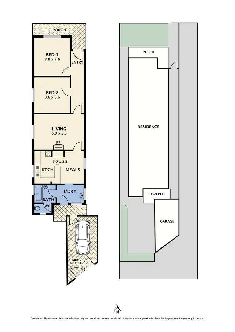 Floorplan of Homely house listing, 176 Glenlyon Road, Brunswick East VIC 3057
