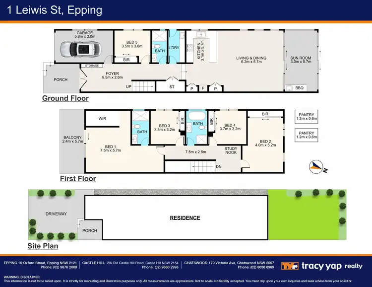 Floorplan of Homely house listing, 1 Lewis Street, Epping NSW 2121