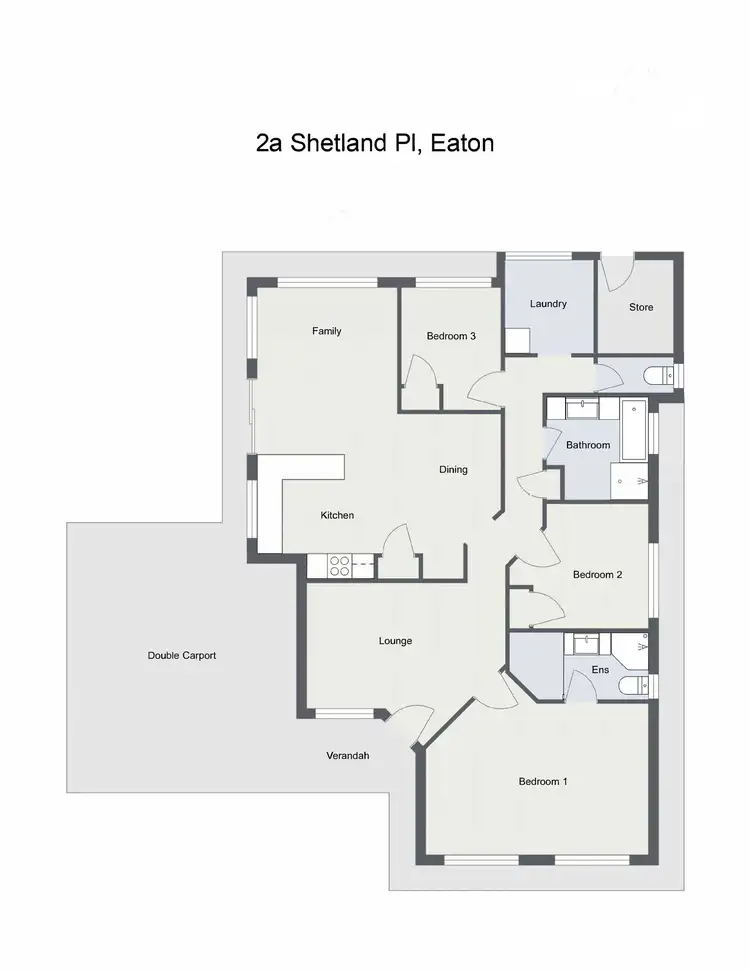 Floorplan of Homely house listing, 2A Shetland Place, Eaton WA 6232